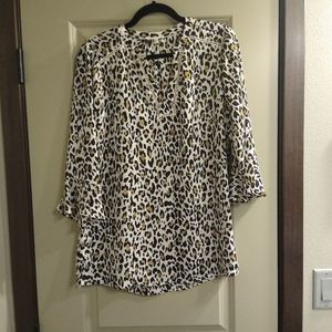 Leopard print blouse